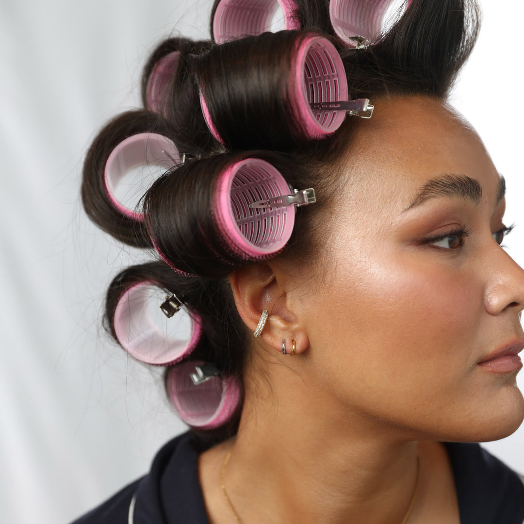 Kaja - Huggie Hoop Øreringe i Rustfrit Stål