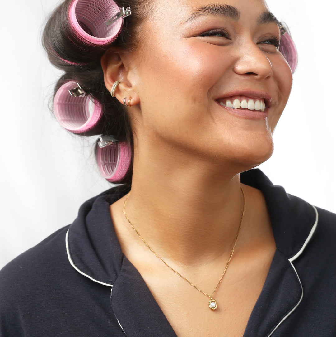 Solina - Krystal Ear Cuff Rustfrit Stål