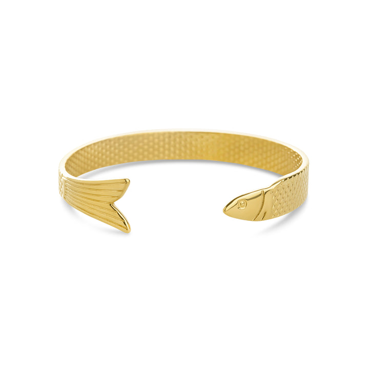 Erle - Fish Bangle Bracelet Stainless Steel