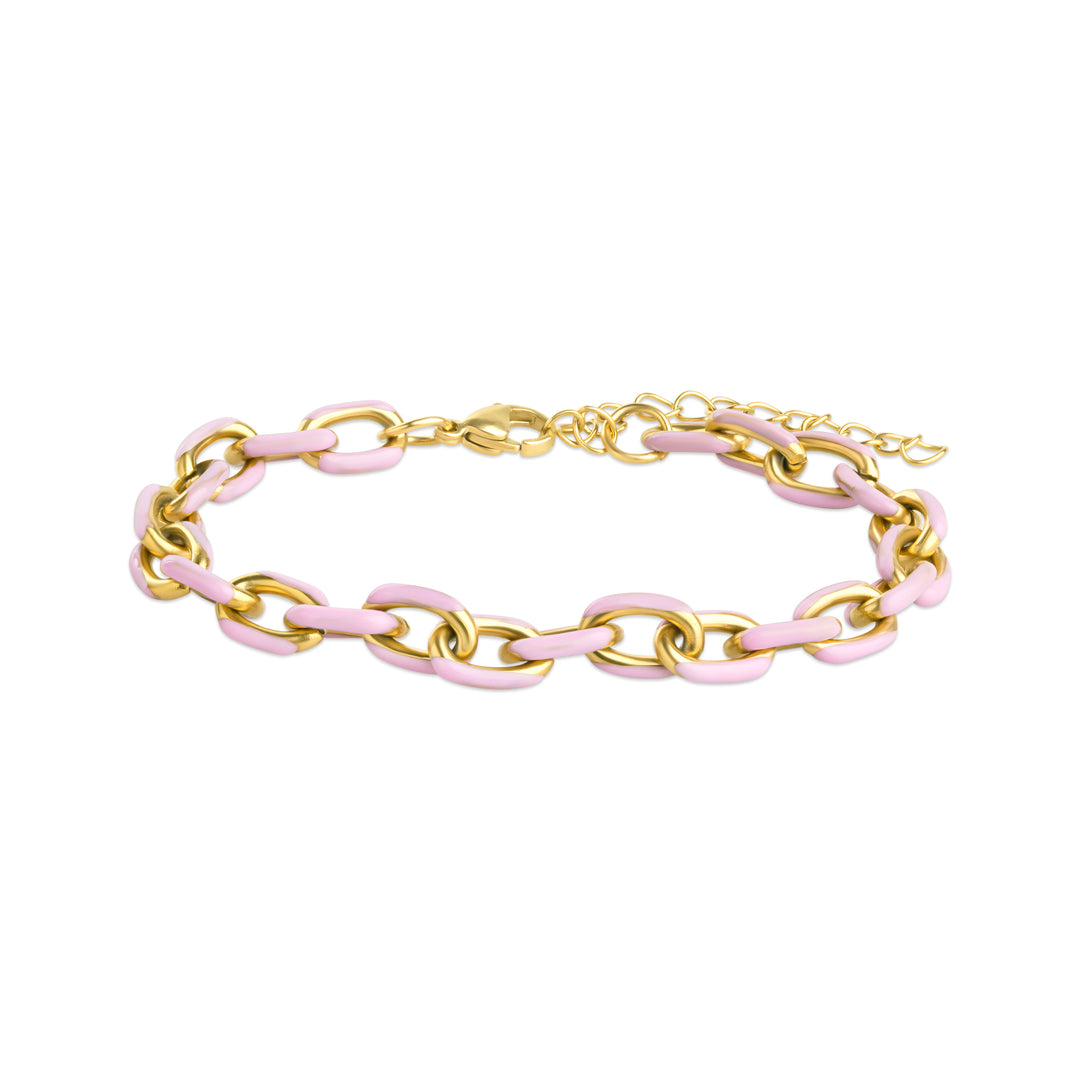 Ines - Colorful Link Bracelet Stainless Steel