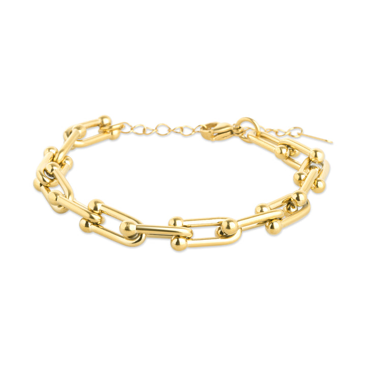 Betty - Papirclips Link Armbånd Rustfrit Stål