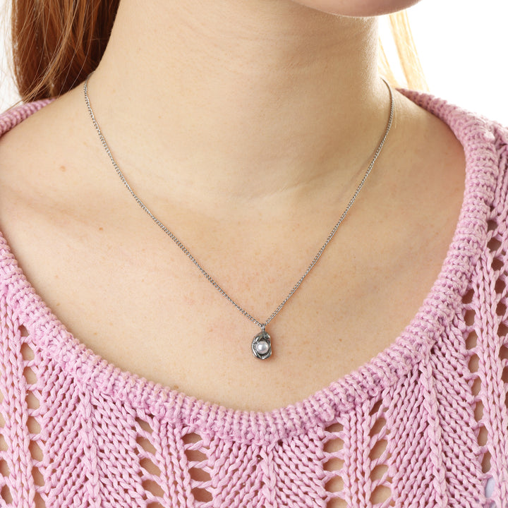 Ilse - Perlehalskæde i rustfrit stål