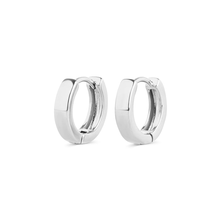 Adela - Sleek Hoop Earrings Stainless Steel