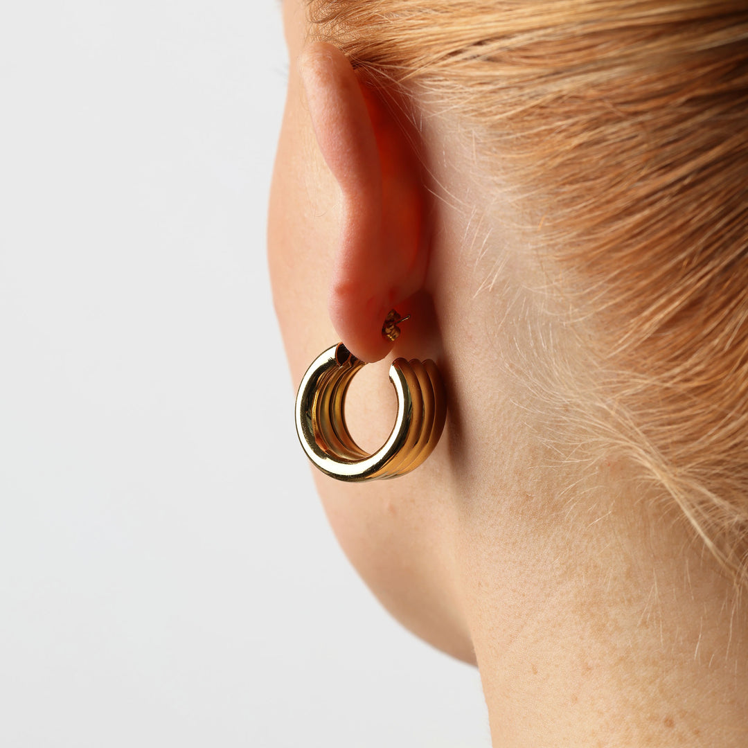 Liv - Flerlags Ørestikker i Rustfrit Stål