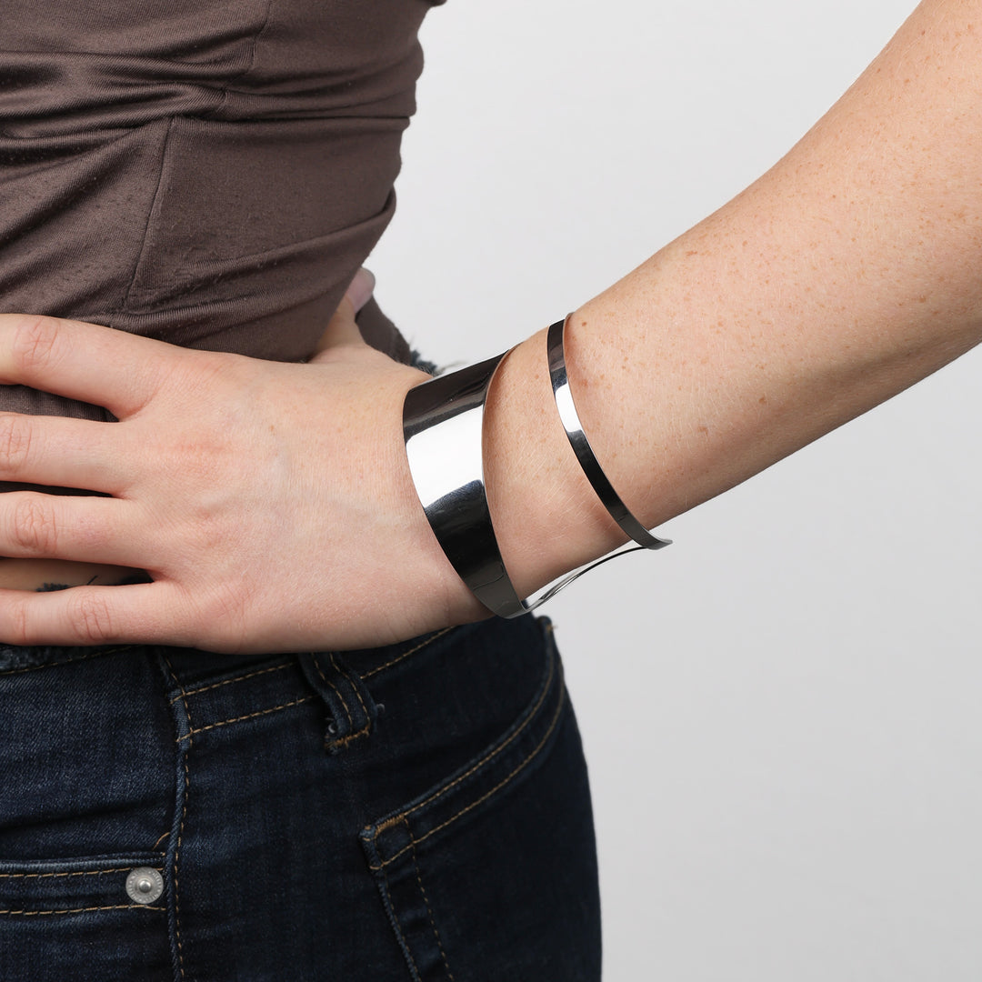 Krista - Chunky armbånd i rustfrit stål