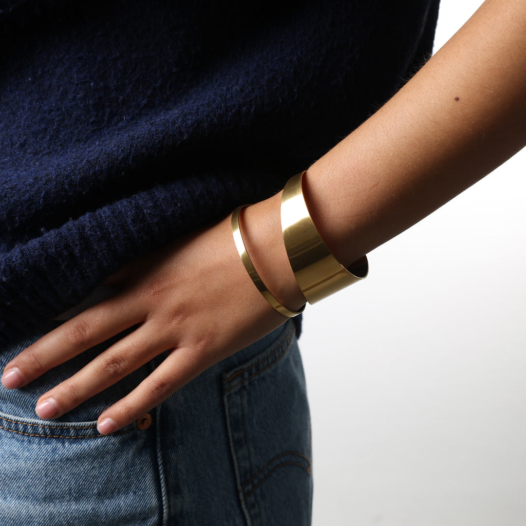 Krista - Chunky armbånd i rustfrit stål