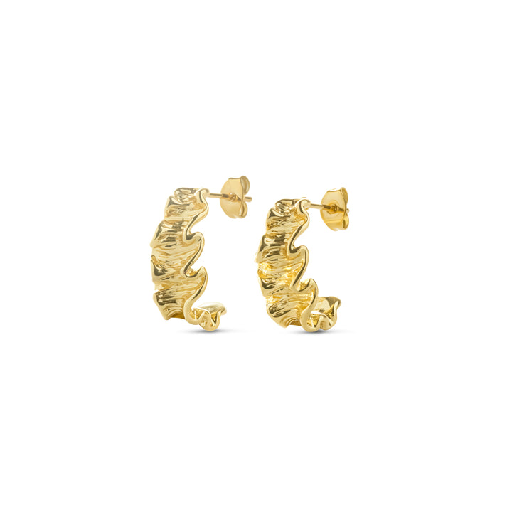 Greta - Organic Stud Earrings Stainless Steel