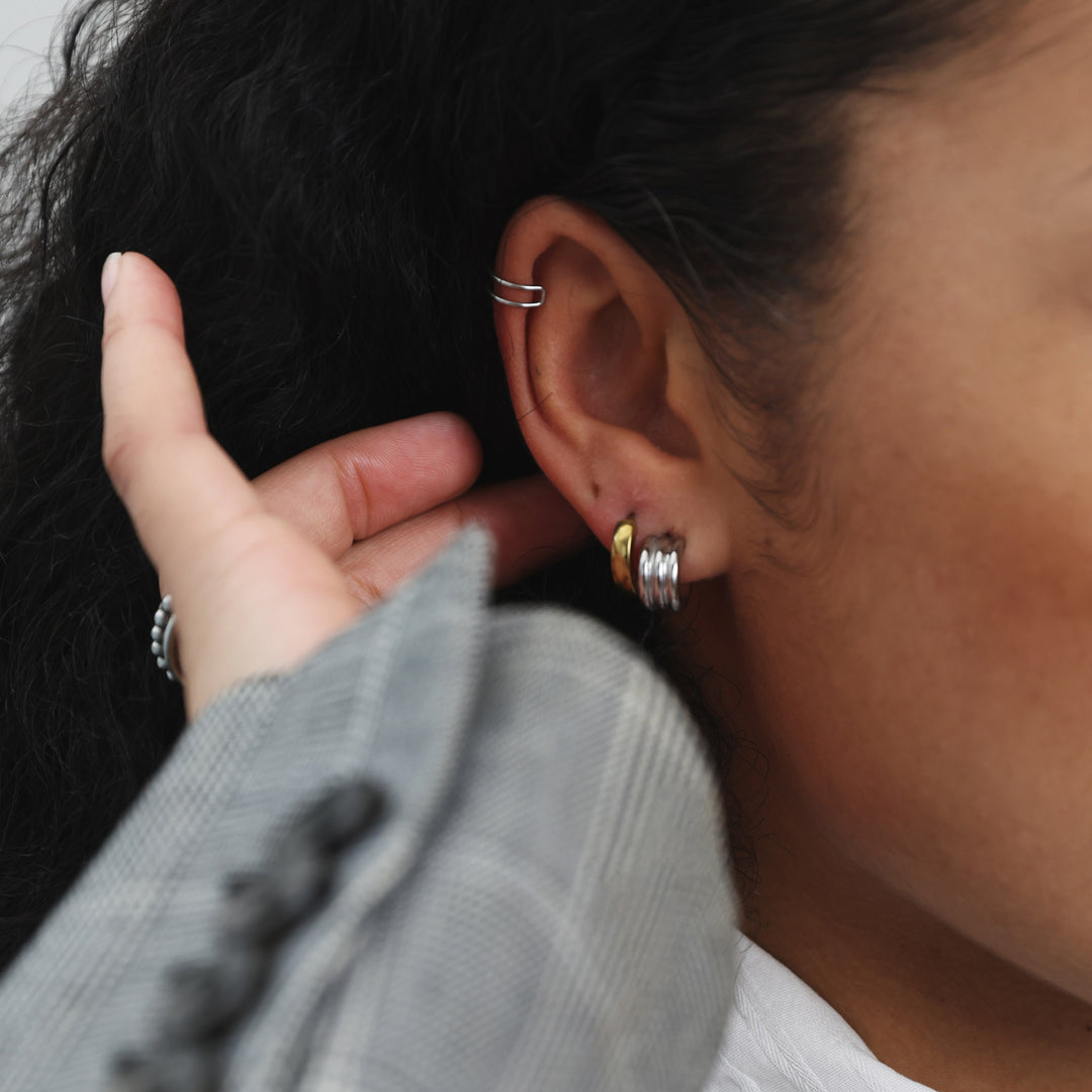 Pistol - Flerlags Ørestikker i Rustfrit Stål