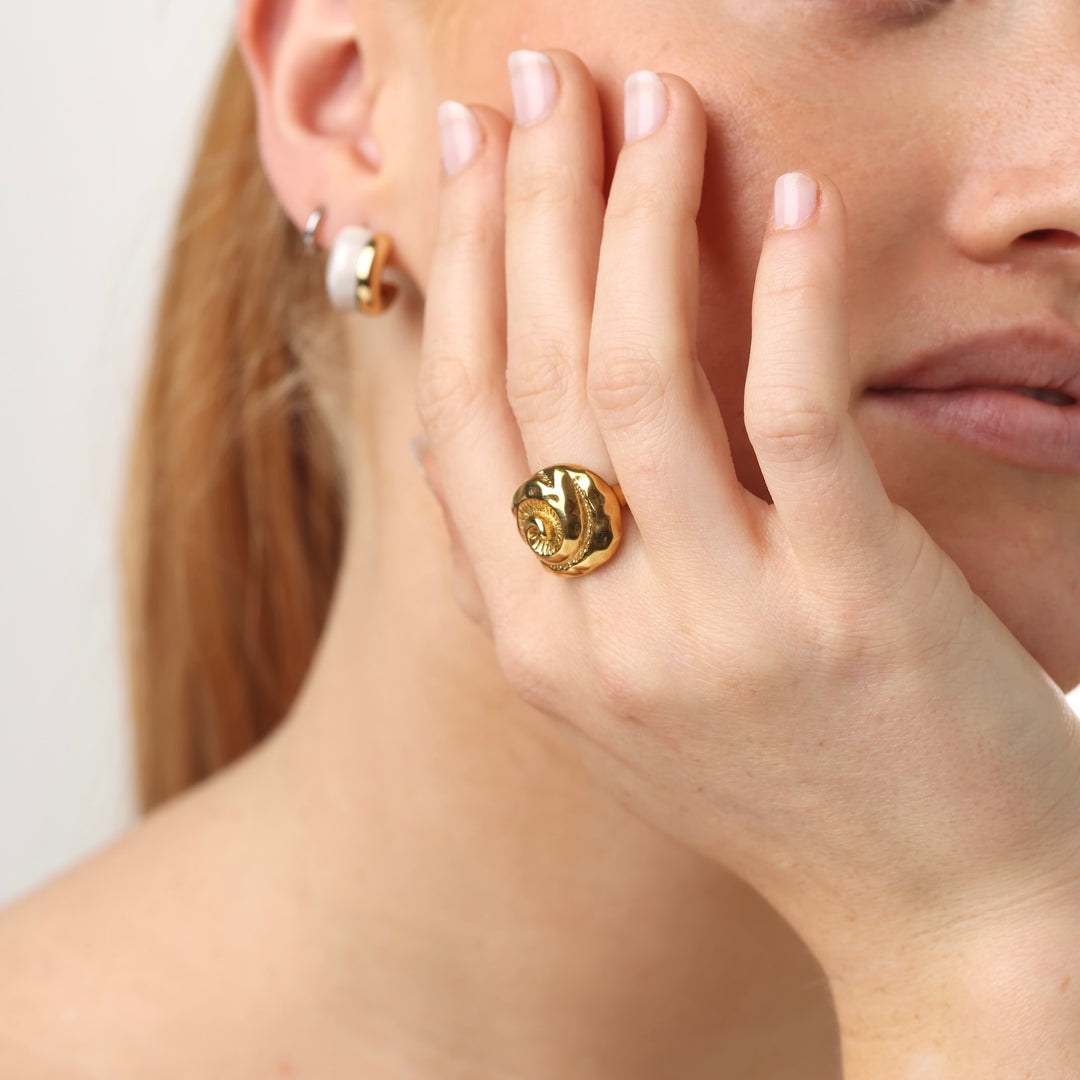 Ursula - Shell Ring Stainless Steel
