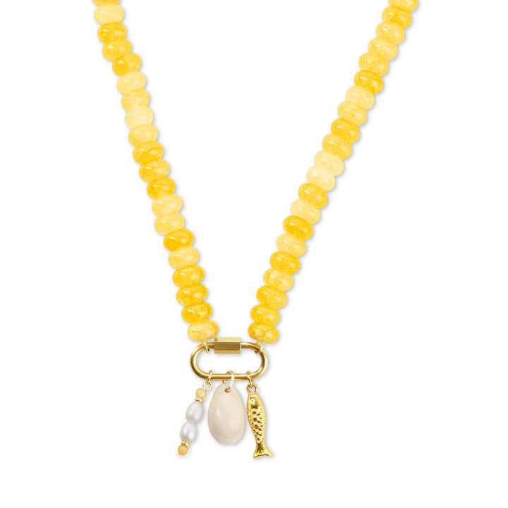 My - Ocean Bead Necklace Stainless Steel