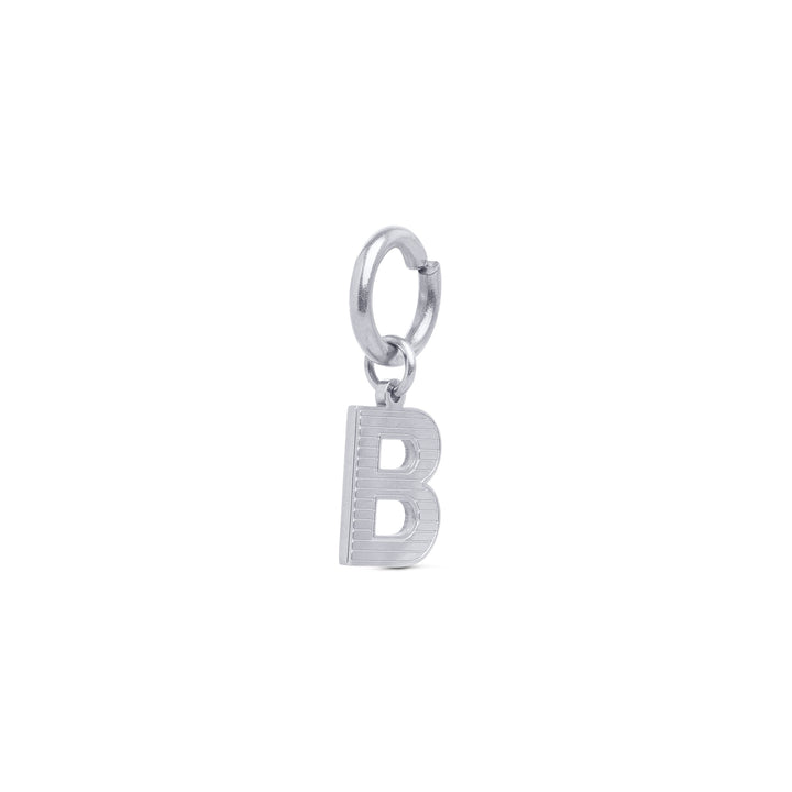 Sanya - Initital Charm Silver Stainless Steel