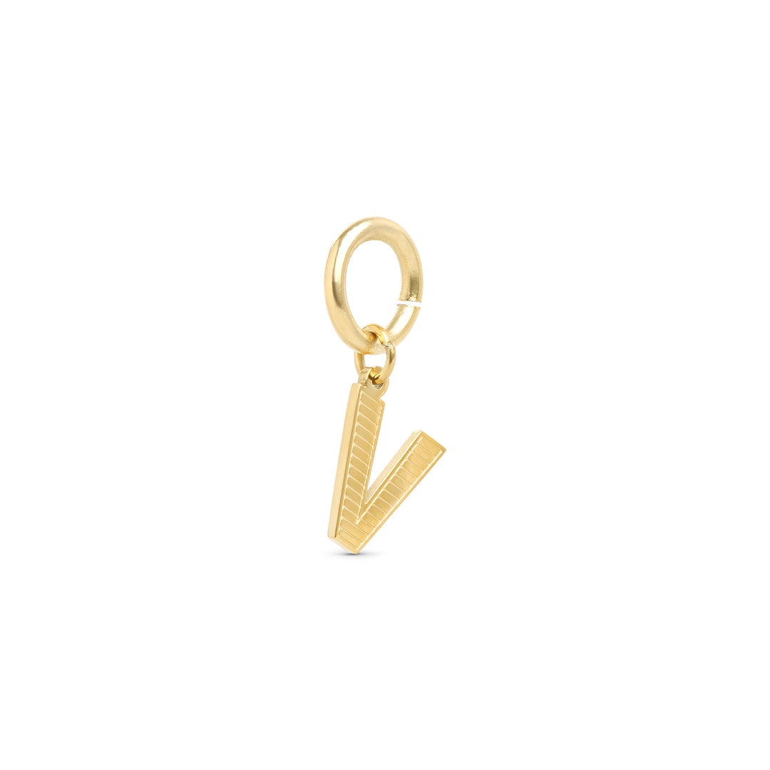 Sanya - Initital Charm Gold Stainless Steel