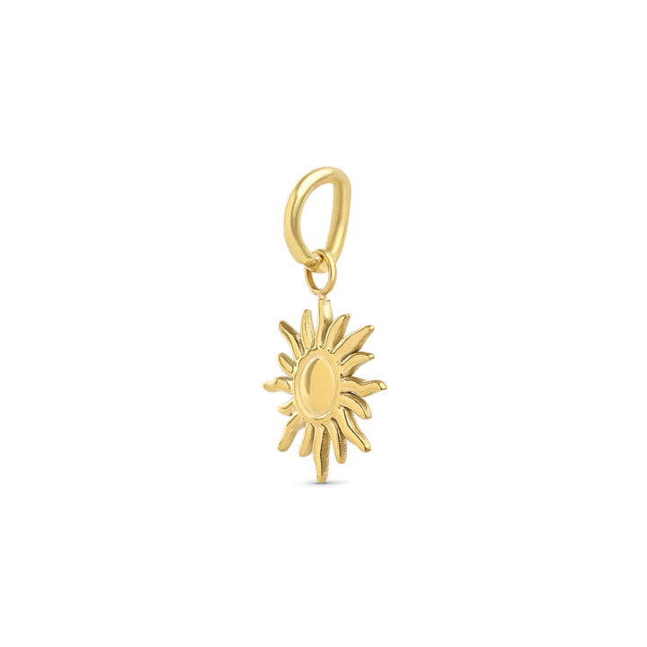 Sol - Sunburst Charm Rustfrit Stål