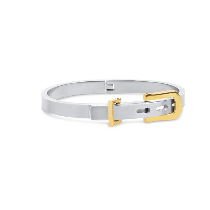 June - Bæltearmbånd Bangle Rustfrit Stål
