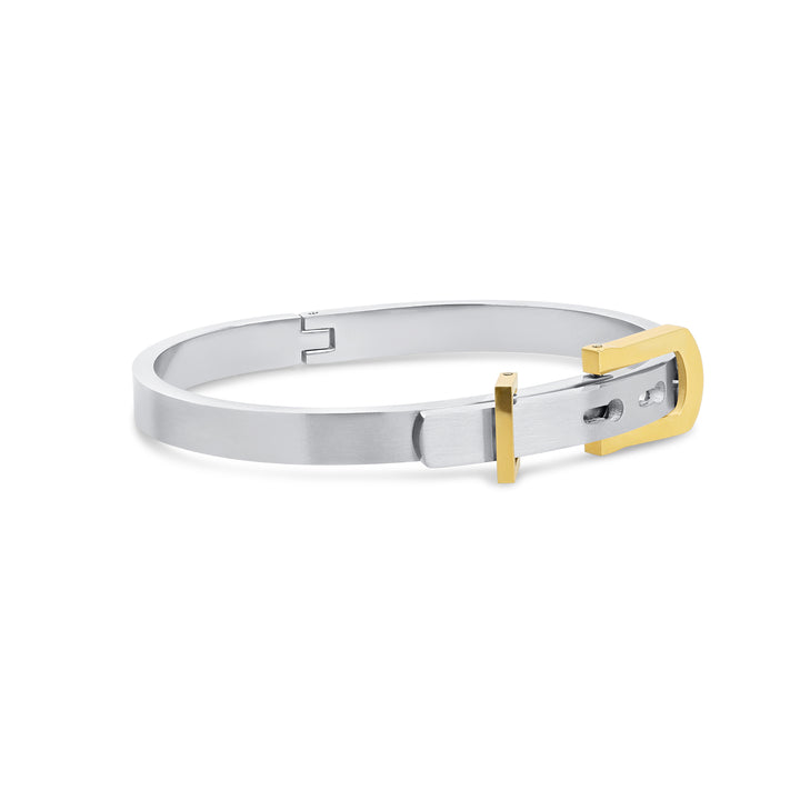 June - Bæltearmbånd Bangle Rustfrit Stål