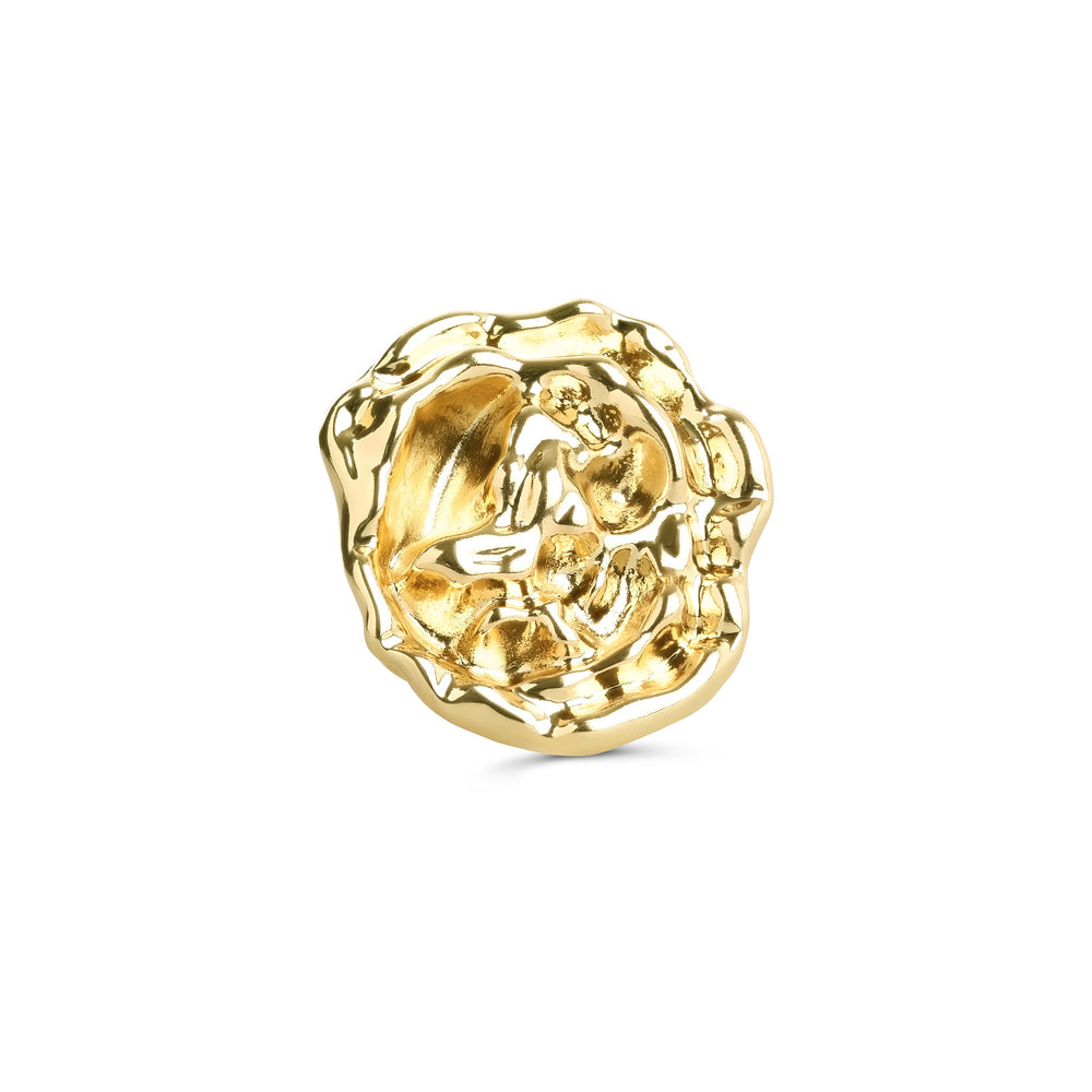 Tallulah – statement ring i rustfrit stål, guld | Timi of Sweden