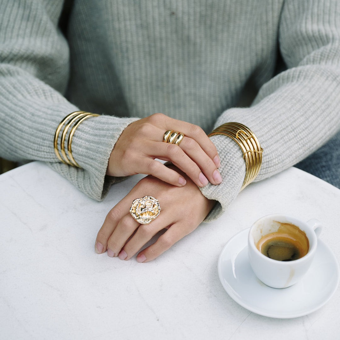 Daga - Triple Ring Stainless Steel