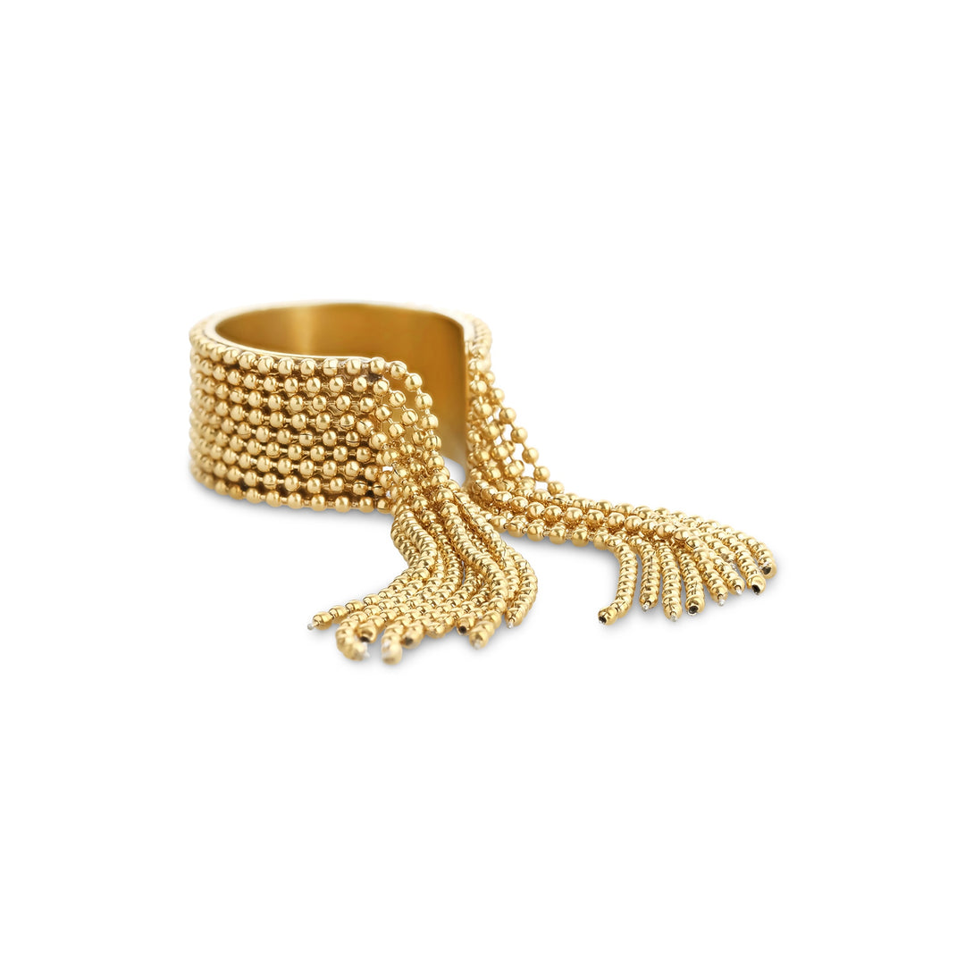 Agneta - Tassel Ring Stainless Steel
