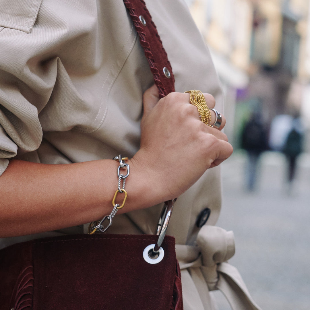 Agneta - Tassel Ring Stainless Steel