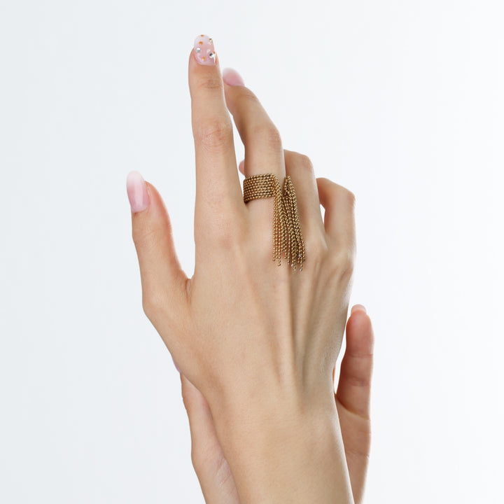 Agneta - Tassel Ring Stainless Steel