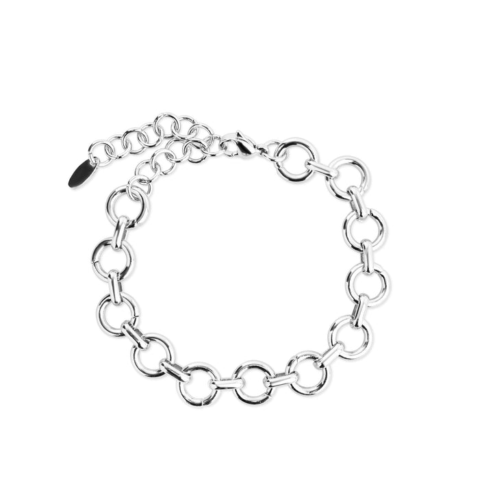 Lilo – armbånd med kæde i rustfrit stål, sølv | Timi of Sweden