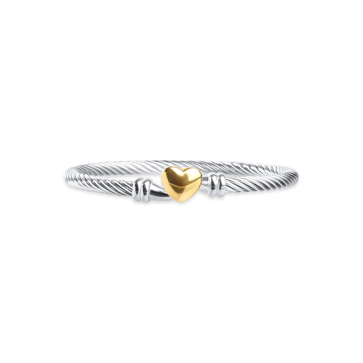 Tuva - Heart Bracelet Stainless Steel