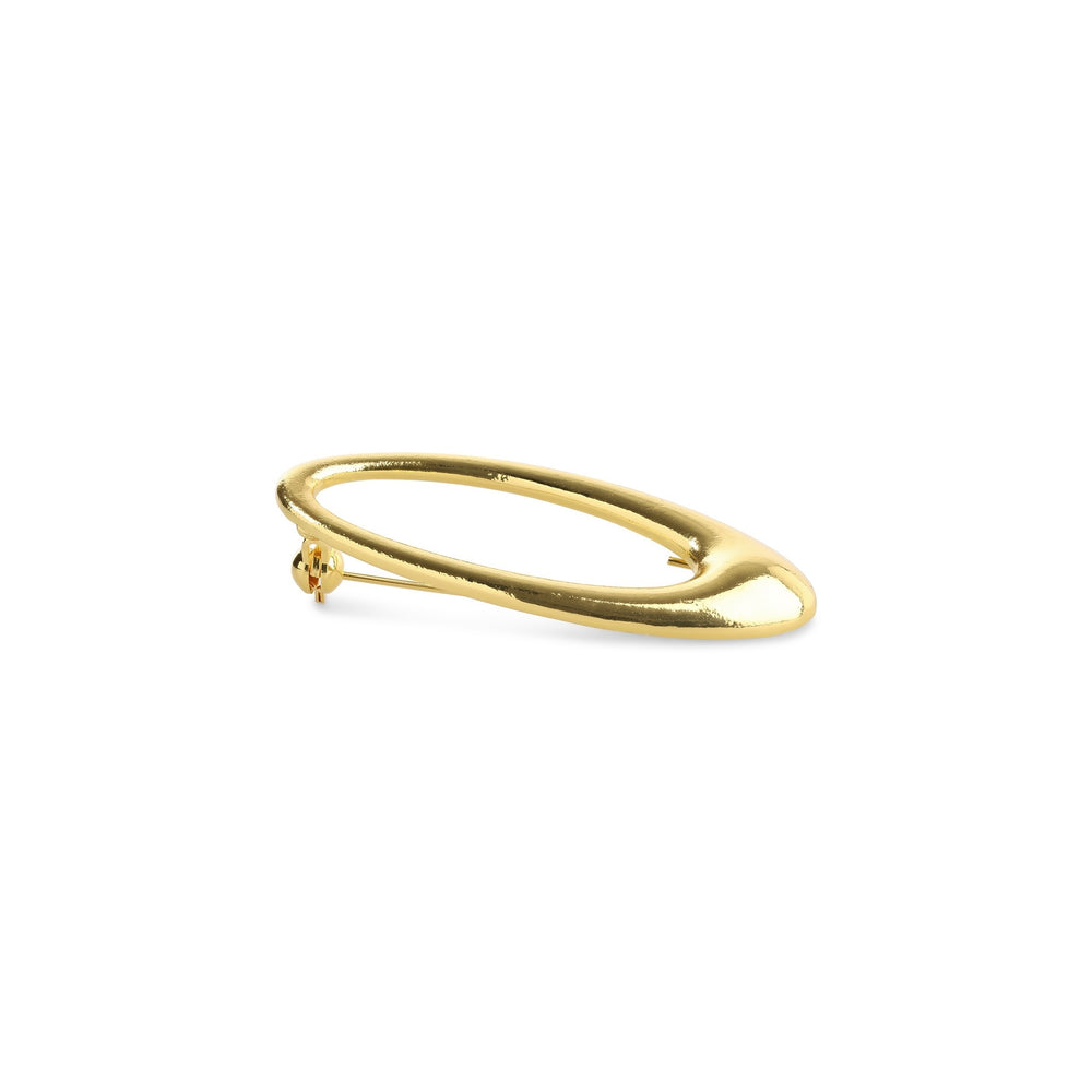 Illiona – slank broche, guld | Timi of Sweden