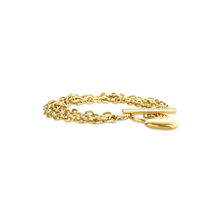 Emilia - Heart Chain Bracelet Stainless Steel