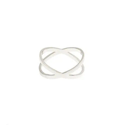 Cross Ring Silver