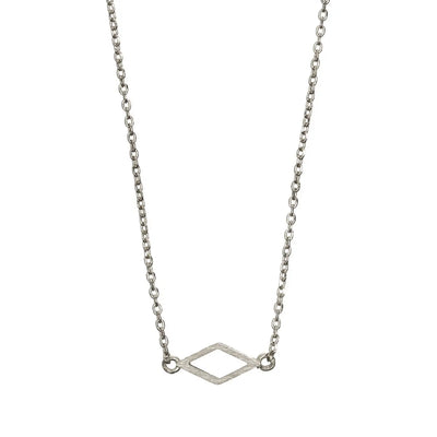 Diamond Necklace Silver