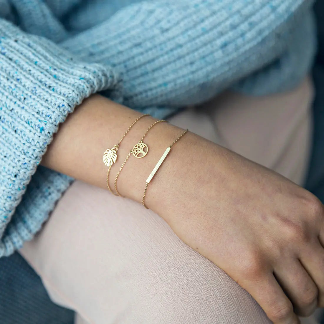 Monstera armbånd