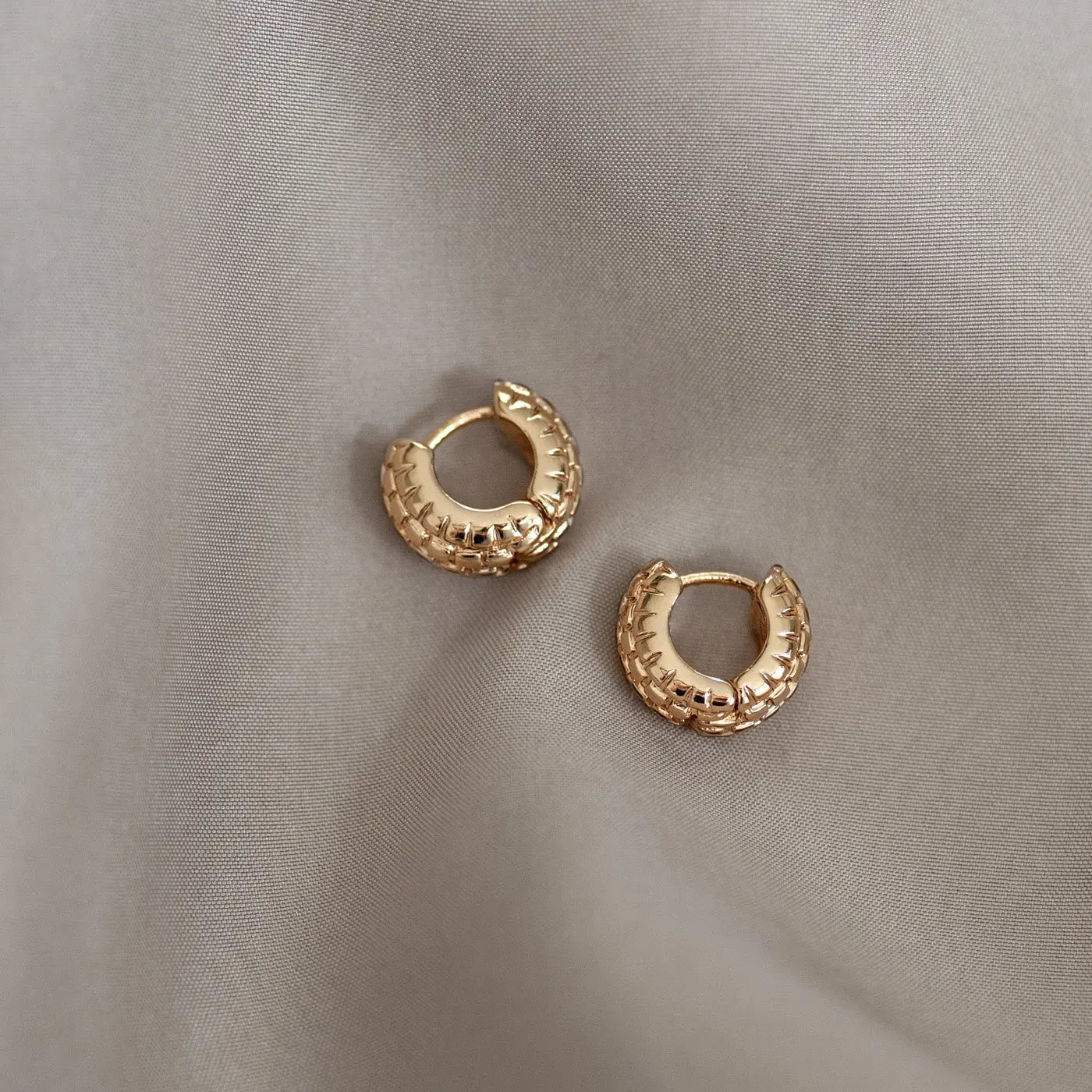 Wheel Hoop Ørering - Guld