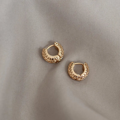 Wheel Hoop Ørering - Guld