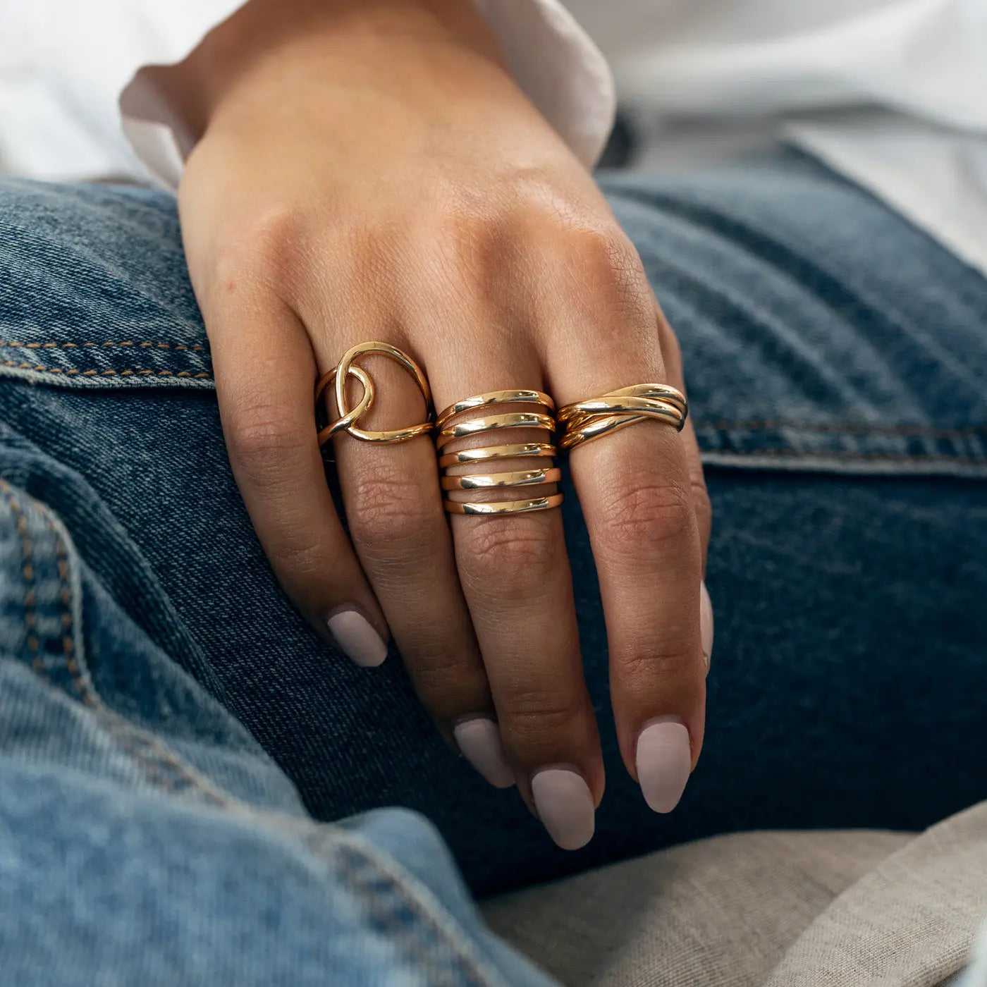 Triple Infinity Link Ring