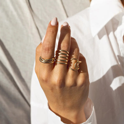 Triple Infinity Link Ring