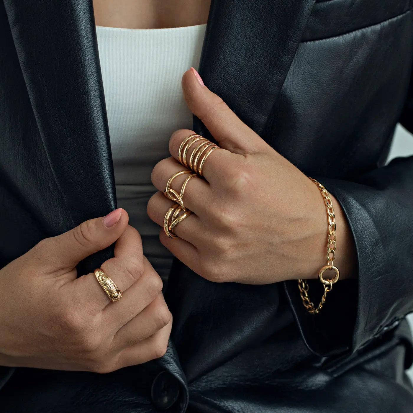 Triple Infinity Link Ring