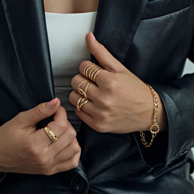 Triple Infinity Link Ring