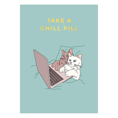 Take a chill pill Postcard
