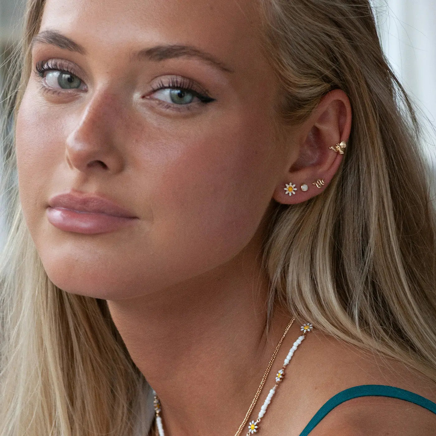 Liza - Mini Snake Stud øreringe