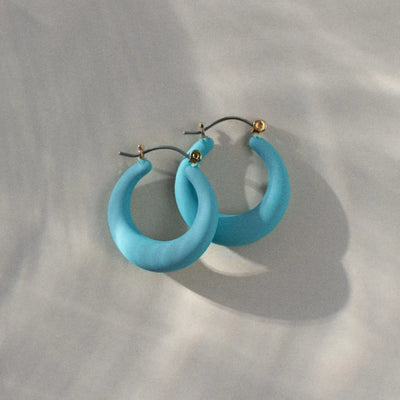 Donna - Plastic Hoop Ørering