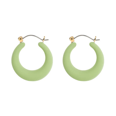 Donna - Plastic Hoop Earring