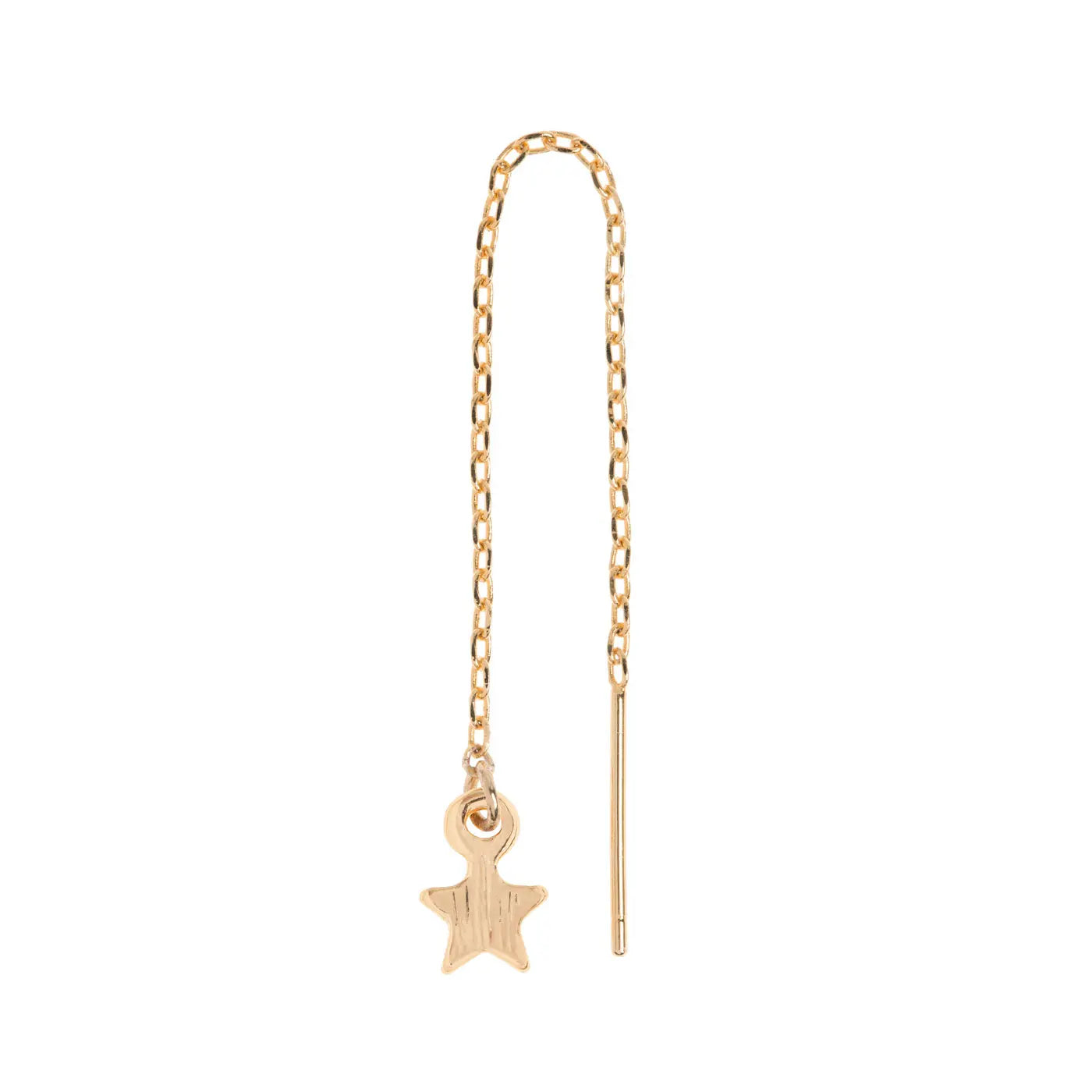 Luna - Small Star Chain øreringe