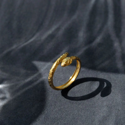 Joanna - Orm Ring Rostfritt Stål