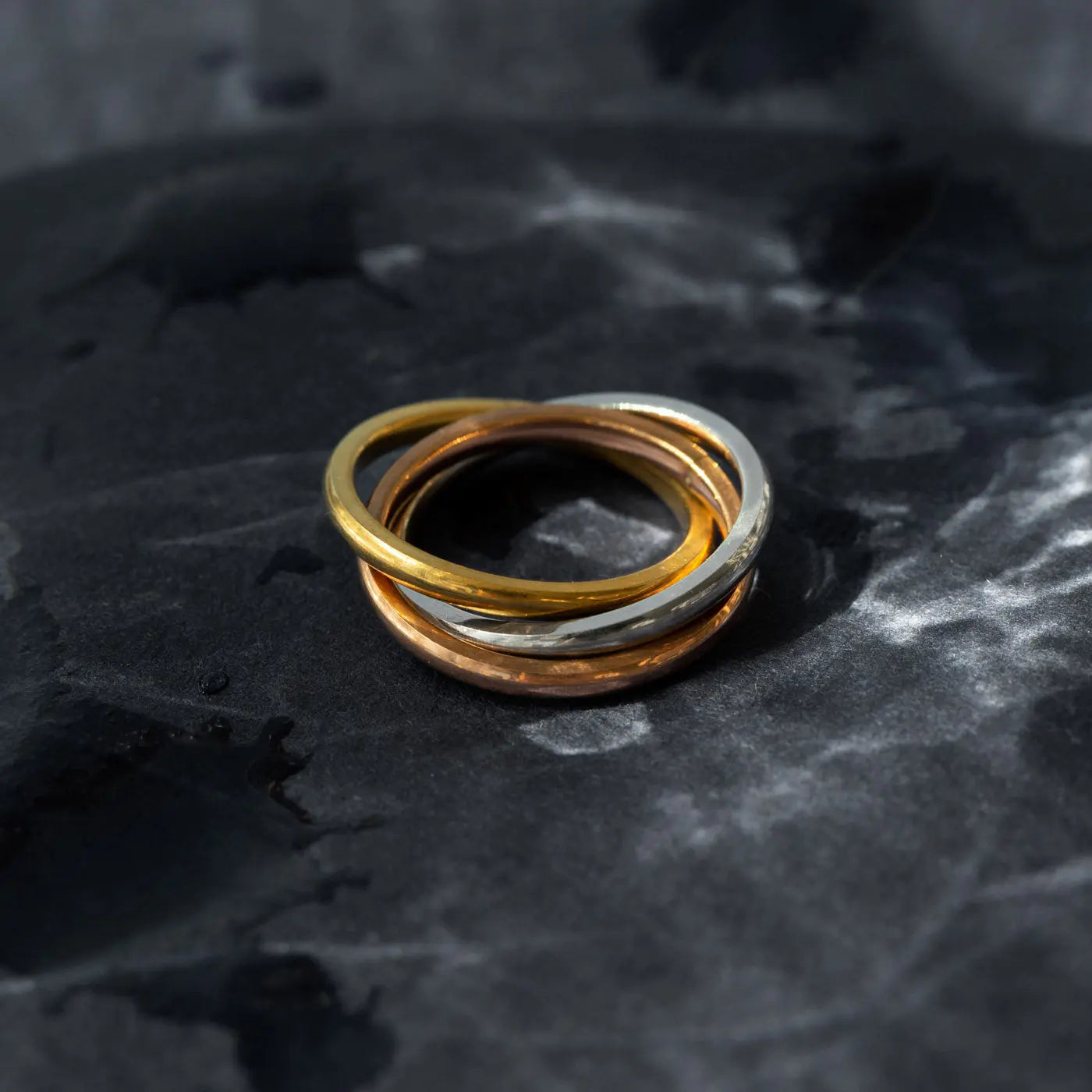 Jules - Triple Color Ring Rustfrit Stål