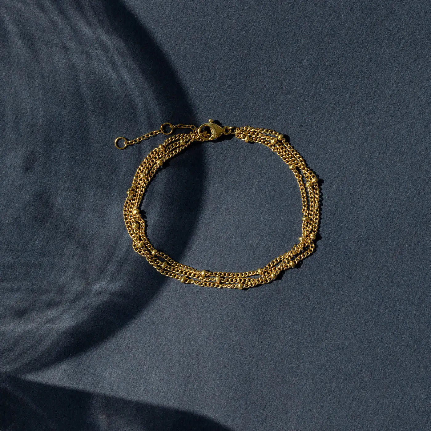 Mika - Triple Chain Armbånd Rustfrit Stål
