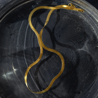 Ivy - Snake Chain Halskæde i rustfrit stål